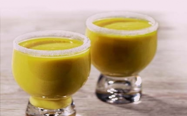 Coctel rápido de durazno